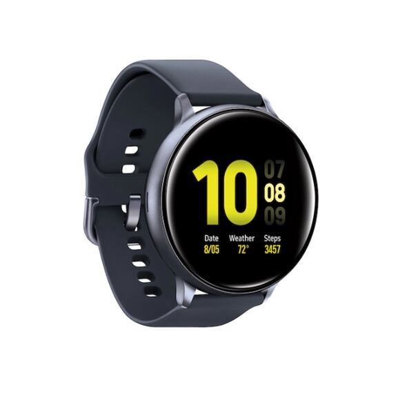 RENEWED Samsung Galaxy Active 2 Smartwatch 44mm With Extra Charging Cable Black - Picture 1 of 12